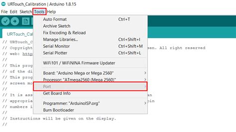 port option greyed out in arduino ide